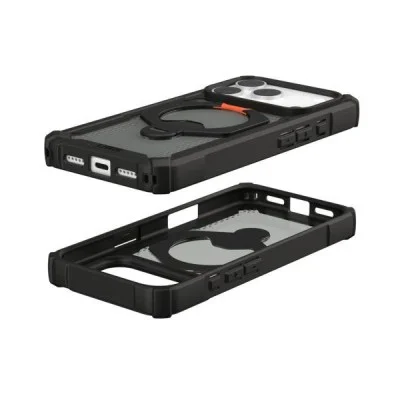 UAG 114572114097 Plasma XTE 360 MagSafe Case for iPhone 17 / 18 Pro Max - Black Orange